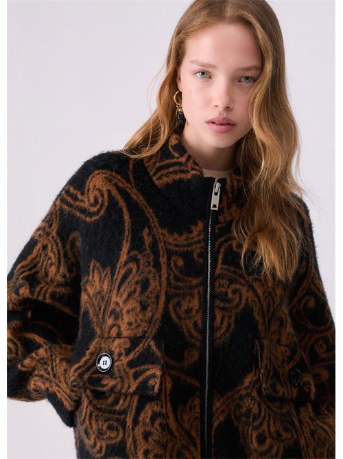 Bomber in maglia jacquard LIU JO | WF6380MA49S/L9210